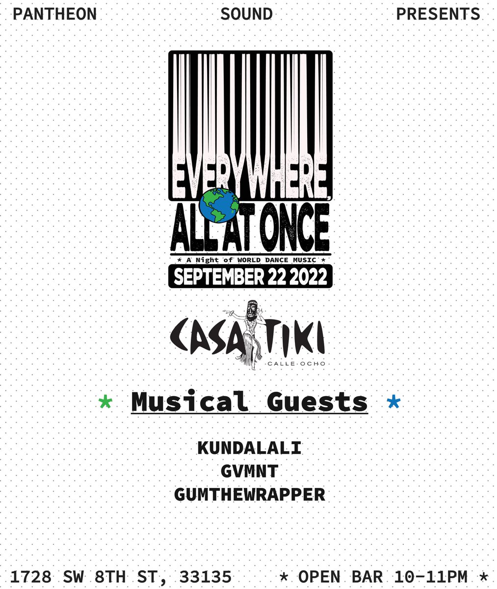 PantheonWorlds's tweet photo. < Announcement! > 🚨This weeks #EAAO LineUp! (9/22/2022)*💃🪩✨ PreSale is Only 10$ & There will be Open Bar from 10-11pm🍹 Don’t Miss Out! https://t.co/Vr0BvveUsq