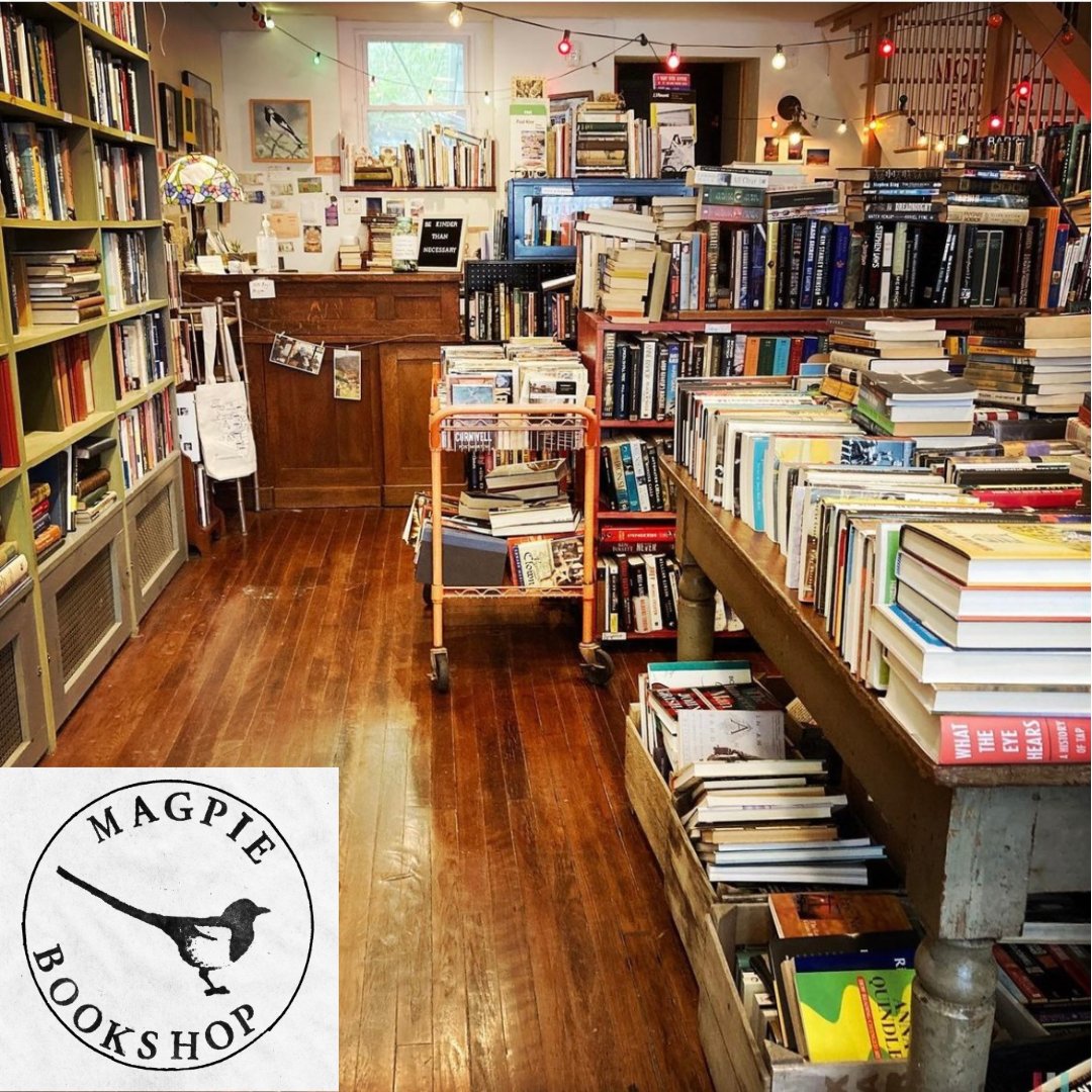 Our Hello, Bookstore event wouldn't be the same without our co-presenters! 
<a href="/GoldenNotebook1/">The Golden Notebook</a> in Woodstock, <a href="/roughdraftbar/">Rough Draft Bar & Books</a> in Kingston, and #MagpieBookshop in Catskill.

To learn more about these lovely stores, check out our Facebook or Instagram page.