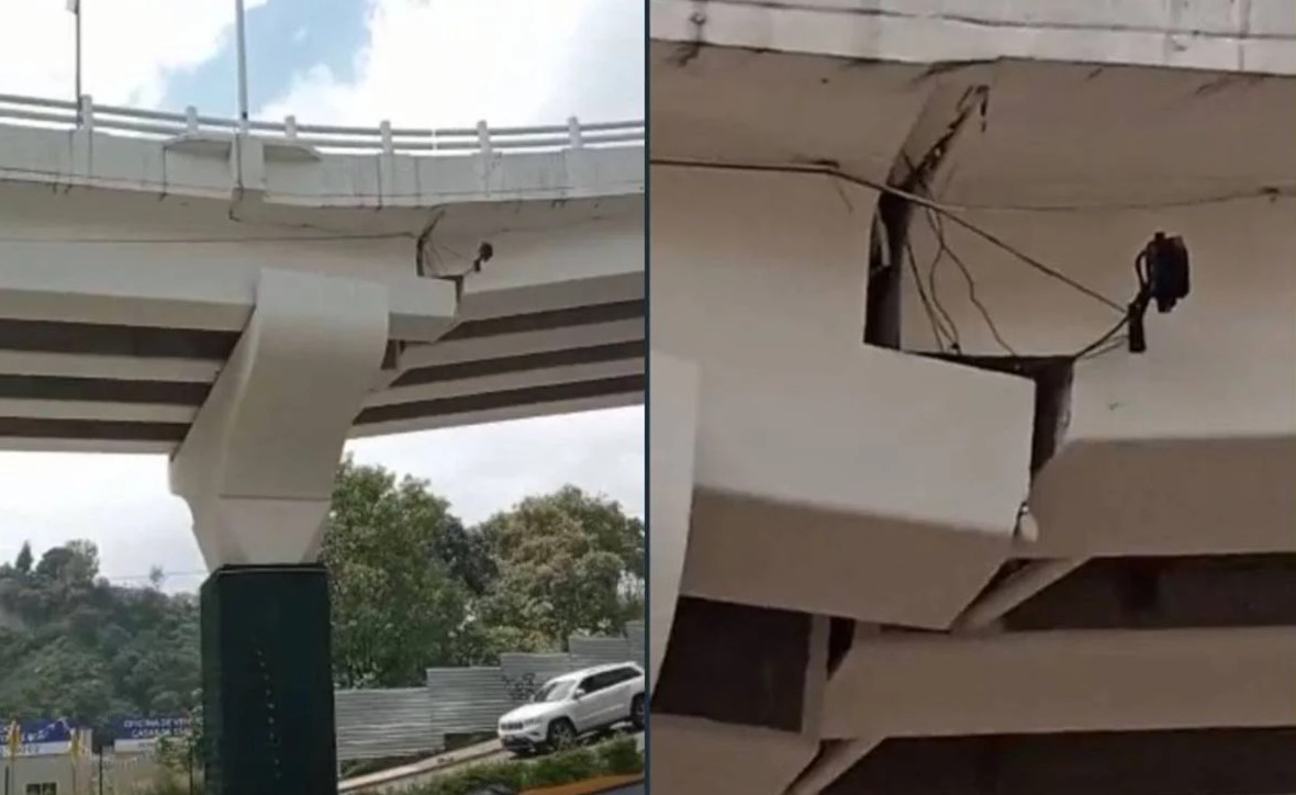 alcalorpolitico's tweet photo. #ElPoderDeLaVerdad 🔥|| Cierran puente en #Edomex tras terremoto. Estructura en Interlomas sufrió desajuste; en #CDMX, 20% de usuarios se quedaron sin luz.
https://t.co/Ur3WRq5sxm
#ChécaloEnAlCalor https://t.co/dYKYyrZxs4
