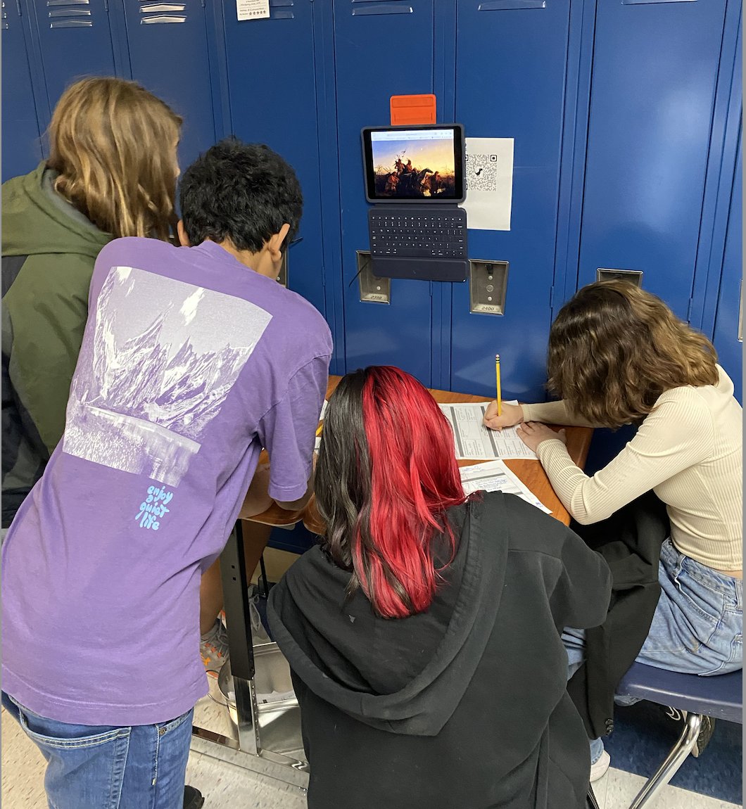 BowersoxMaegan's tweet photo. Another favorite lesson from this month was an artifact Gallery Walk to help us analyze the ethnocentric way European settlers viewed the indigenous Americans. #PirateAcademy #HistoricalPerspectives #ArtifactsAreWindows https://t.co/eL3kn8HZmw