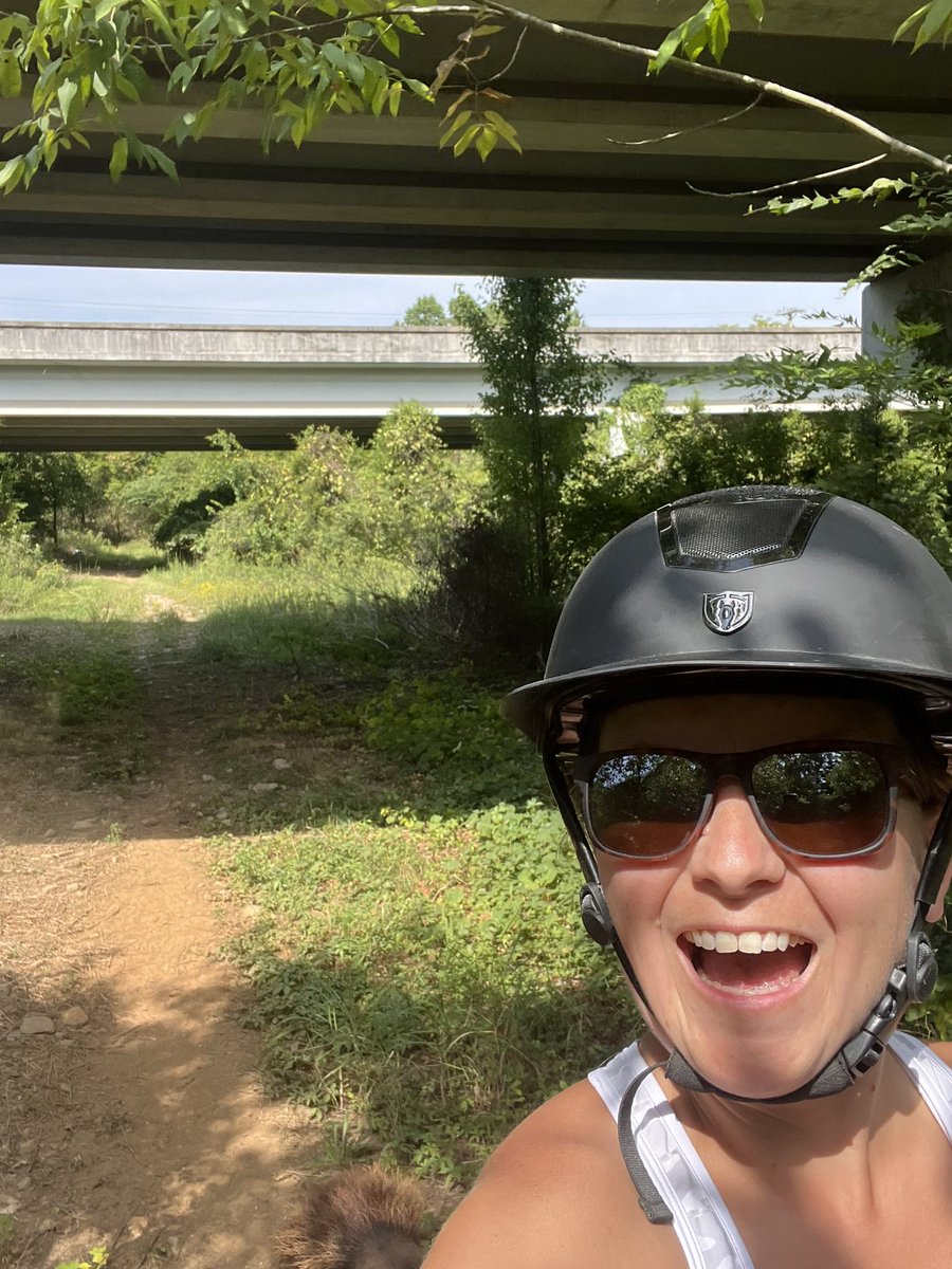 Katie94603725's tweet photo. Chispa and I survived the 840 overpass! And 4 hrs of riding with Troy π₯΄#trailride #growingup #itwasmenother #wontbeabletowalktomorrow #ottb #bossmare #stonesriver #spiderseverywhere https://t.co/DOc4F3jKVw