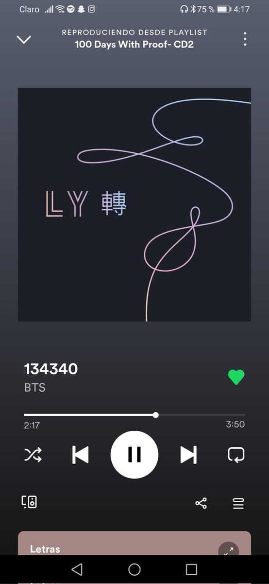 LauTae5's tweet photo. Que anda escuchando yo a 134340
Modo Celebración por
#TEAMCD2 #100DaysWithYetToCome
#100DaysWithPROOF
I'm in love with #YetToCome by #BTS (@BTS_twt) is the best song from the #BTS_Proof album https://t.co/QRzoppdNFg