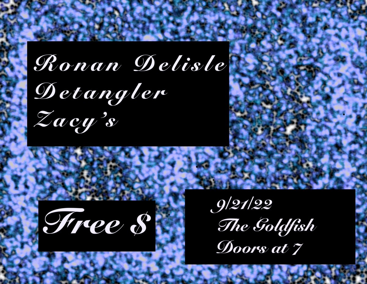 detanglermusic's tweet photo. Detangler is playing a free show this Wednesday, 9/21 at The Goldfish in #highlandpark Los Angeles, w/ 2 great bands: Ronan Delisle, and Zacy’s. Doors open at 7, Detangler plays at 9pm. Hope to see you there! #detangler #thegoldfish #losangeles #🎸 https://t.co/pNpIBsttMh