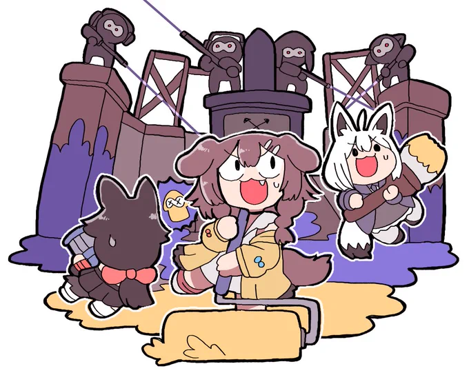 チャージャーに蹂躙されるスプラ部#できたてころね 