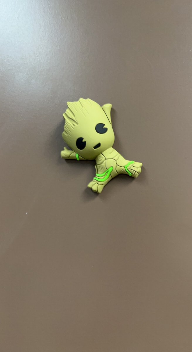 Love when a colleague gets you. I covered a teacher’s class for the last hour of school and she brought me this magnet. #iamgroot