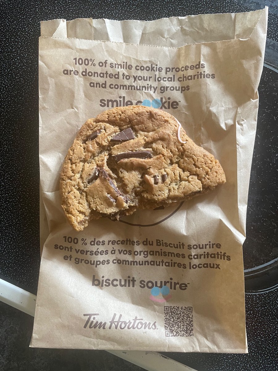 tazguy13's tweet photo. @TimHortons  so disappointed for this Tim’s at Barlow Trail in Calgary!! No Smile cookie for my sons treat!! So nice they’re careless!!! https://t.co/kvaDBfILvZ