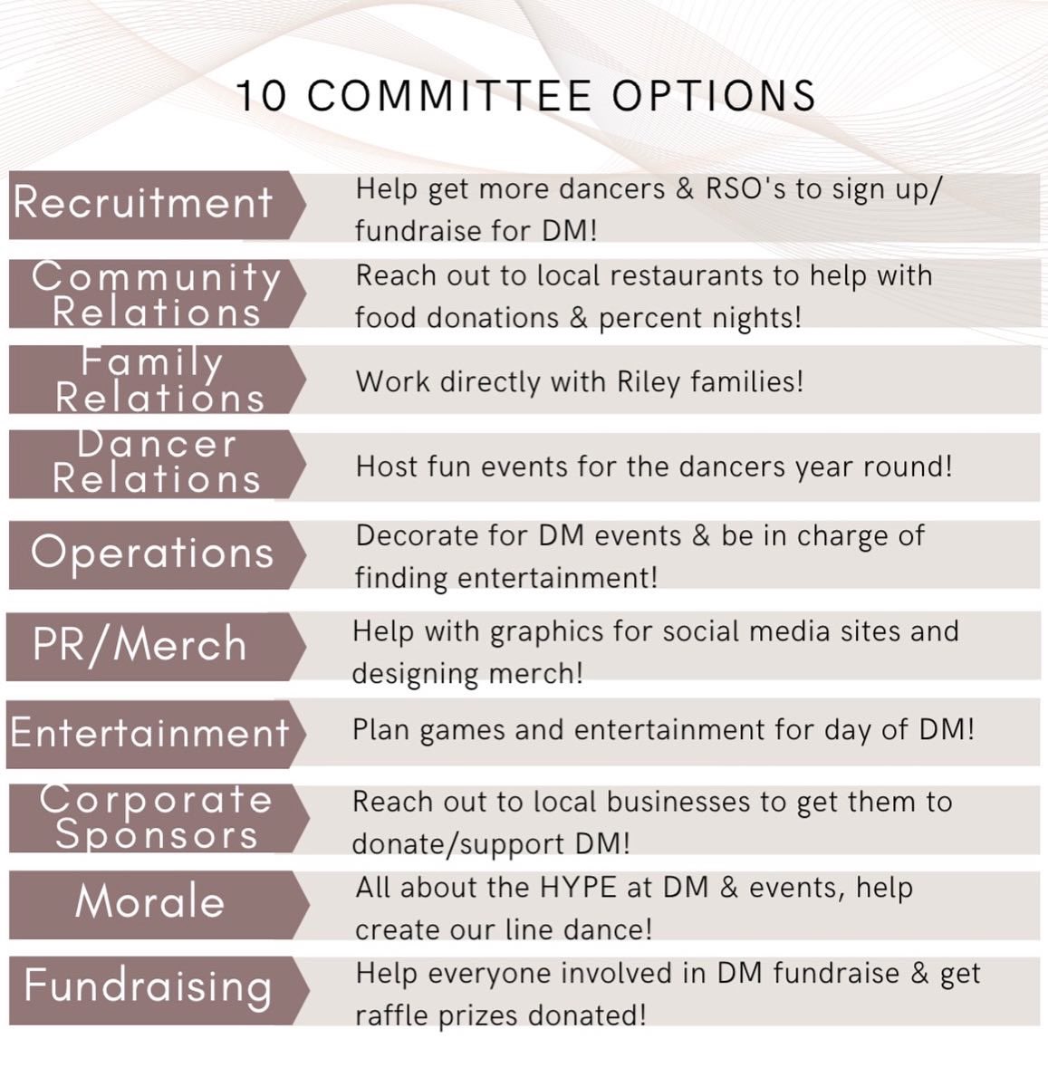 UIndyDM's tweet image. You still have time! Sign up for one of our committees using the link in our linktree! ❤️💛🪩💃🏼 #FTK #dancemarathon #kidscantwait