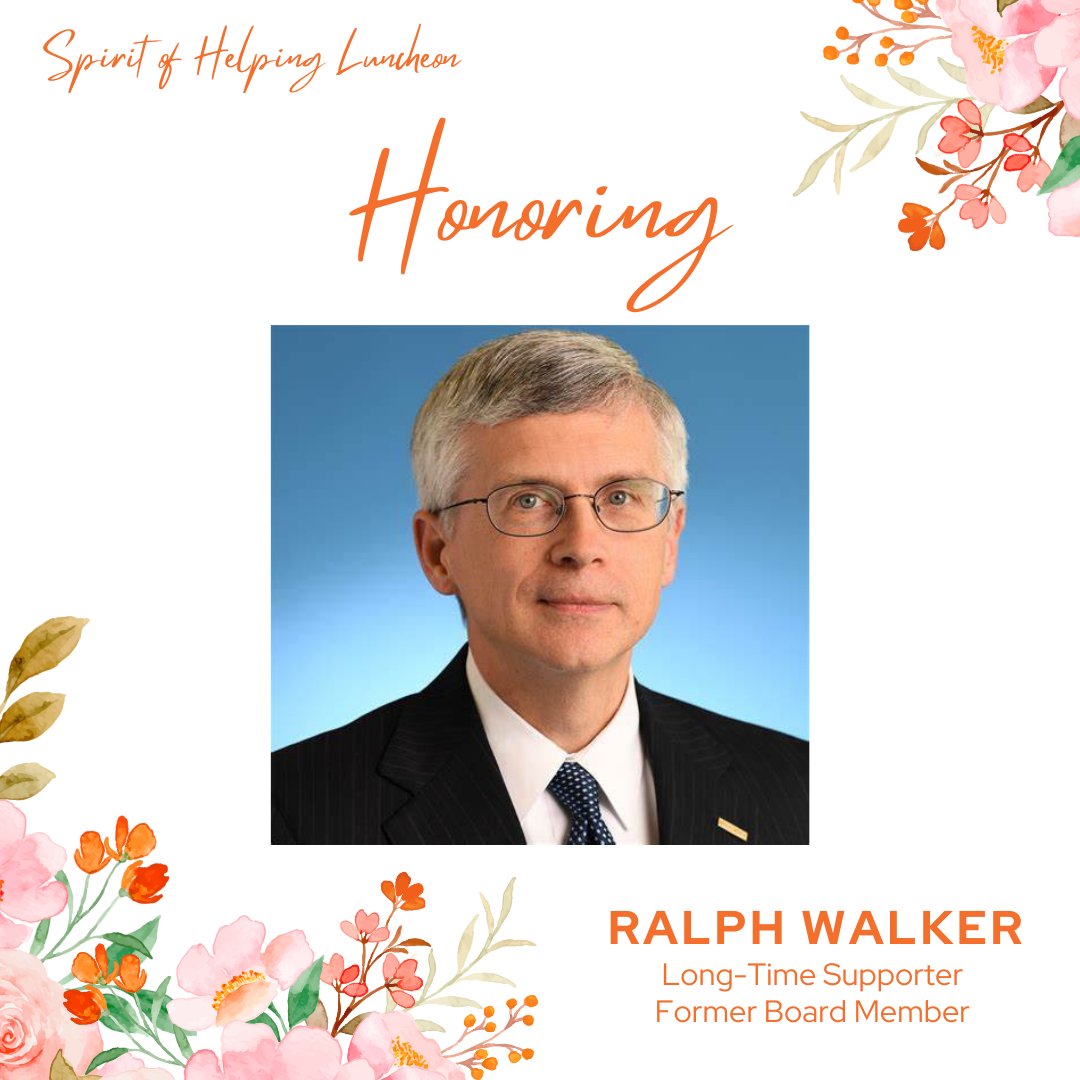 On October 12th we will gather at our Spirit of Helping luncheon to honor our long-time supporter and former Board member, Ralph Walker, affectionately known as “Bud.” Get your ticket to join us at wesleyhousehouston.org/event/luncheon… #WesleyEmpowers #HoustonTX #HoustonEvents