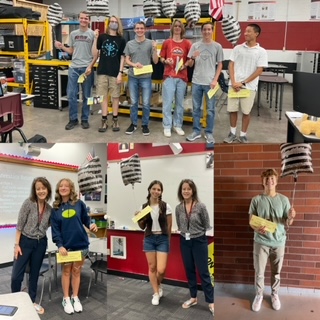 Congratulations to our 9 National Merit Semi Finalists thru College Board! These students scored the highest in state on the PSAT/NMSQT tests
Colin Bronson,Cara Brown, Tanner DeMassa,Corinth Enemark-Chalk,Rylan Gardner,Federick Hancock, Marcia Keller,Alec Peng and Caleb Smith.