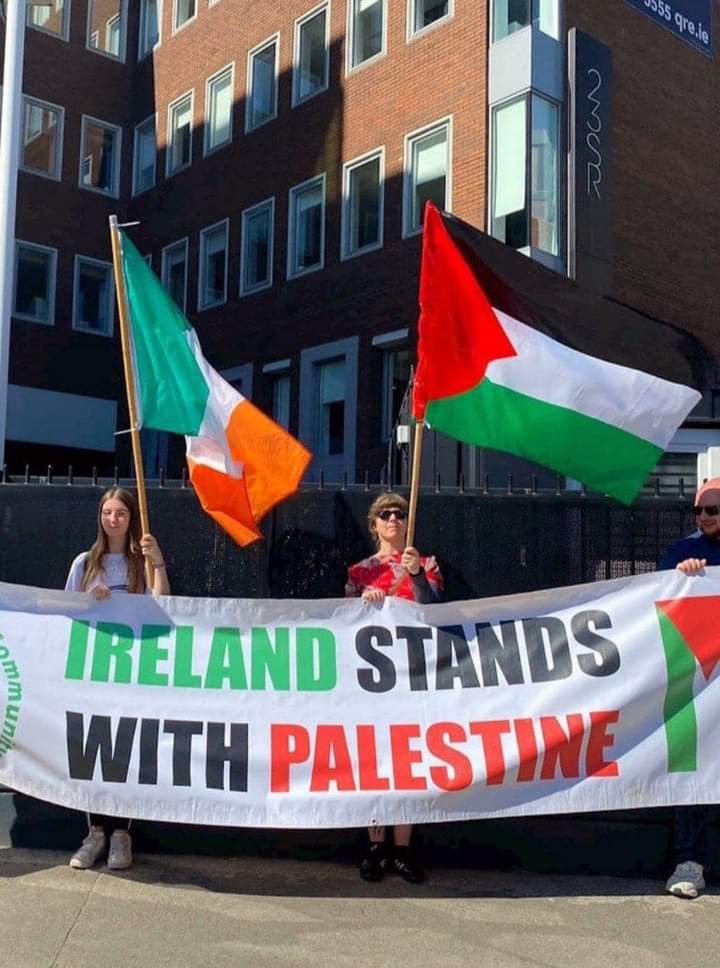 “Ireland stands with Palestine.” 🇮🇪❤️🇵🇸