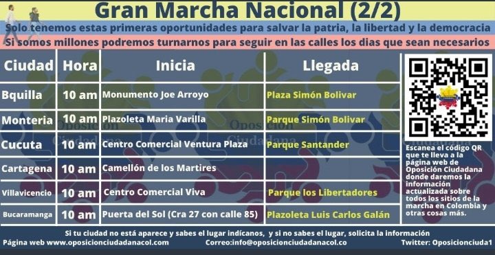 jarizabaletaf's tweet photo. Repliquen sin pausa esta información y difúndanla en sus grupos de WhatsApp #ALaCalle26S https://t.co/3X2qK64ytI