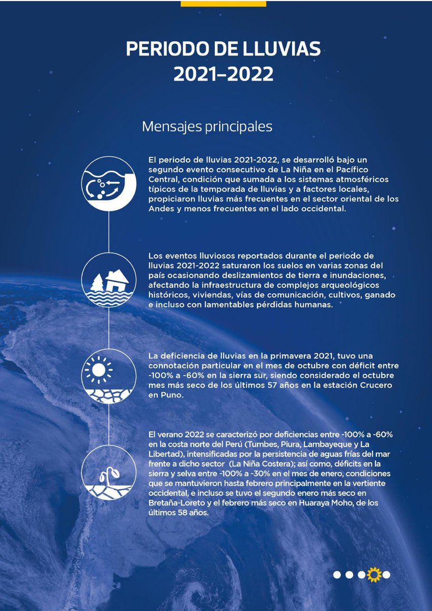 Senamhiperu's tweet photo. #Infórmate El periodo de lluvias 2021-2022 presentó lluvias más frecuentes en el sector oriental de los Andes y menos frecuentes en el lado occidental, así lo manifestó el informe técnico del SENAMHI https://t.co/zgMgTB6Ldk https://t.co/YJIEgzeTHZ