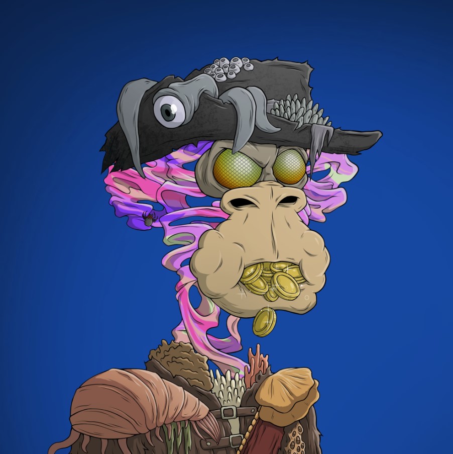 mackoyHM's tweet photo. Presenting my first @BadApePirates Mutant
This is a beauty!
#BAPC #MutantsMonday #MAYC #PirateApes
What do you think @goblnnft @thisduderobin
Thanks to @sailor_ape and the entire team for this gem! https://t.co/dWqnGWYCoa