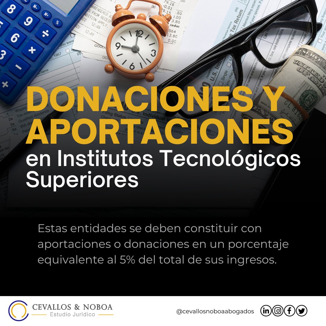 CEVALLOSNOBOA's tweet photo. [#DiligenciaTributaria]
Cómo manejar las aportaciones o donaciones de los promotores y otras entidades de los Institutos Tecnológicos Superiores? La diligencia tributaria aporta significativamente al desempeño del Instituto Tecnológico Superior #ITS. Consúltenos.
#Impuestos #SRI https://t.co/XkmtCTISyu