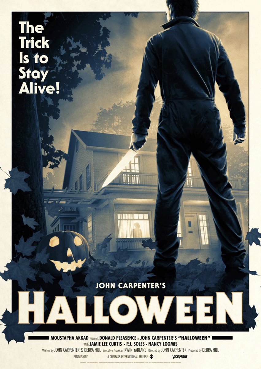 SourceHalloween's tweet photo. By far the best Halloween (1978) fan poster I’ve ever seen in my life 🎃 https://t.co/Nfno1ana4d