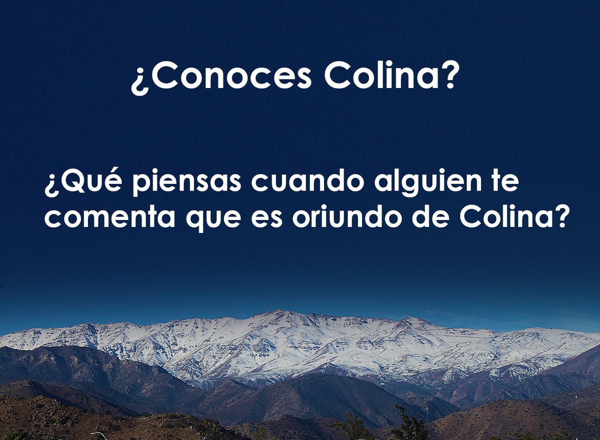 decolinacl's tweet photo. 🔴 #CONSULTA | ¿Conoces la comuna de #Colina? Nos interesa saber para optimizar nuestra estrategia #SEO 🙏 https://t.co/yMMEoooaqU