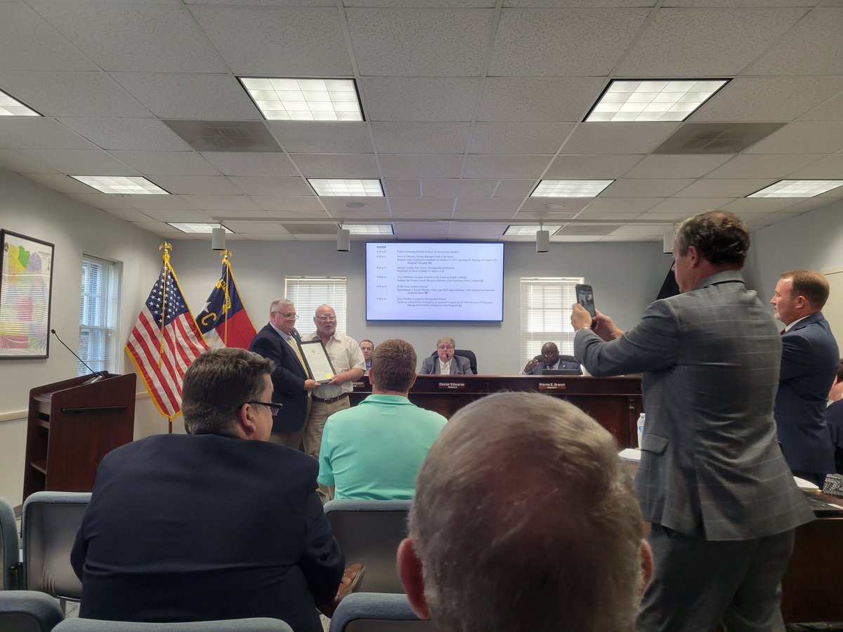tmcewen79's tweet photo. Proud to have @DuplinCountyNC give a unanimous vote this evening to become the latest member of The  American Flood Coaltion @floodcoalition 
With #Duplin County's agricultural significance, their #flooding issues have National impacts. https://t.co/eV62FCtAys