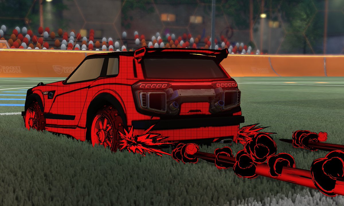 DanielMonrabal's tweet photo. @RocketLeague What do you think about my Toon Fennec Fit? Toon sketch boost and trail included! #RLFitCheck https://t.co/cf4Silxacu