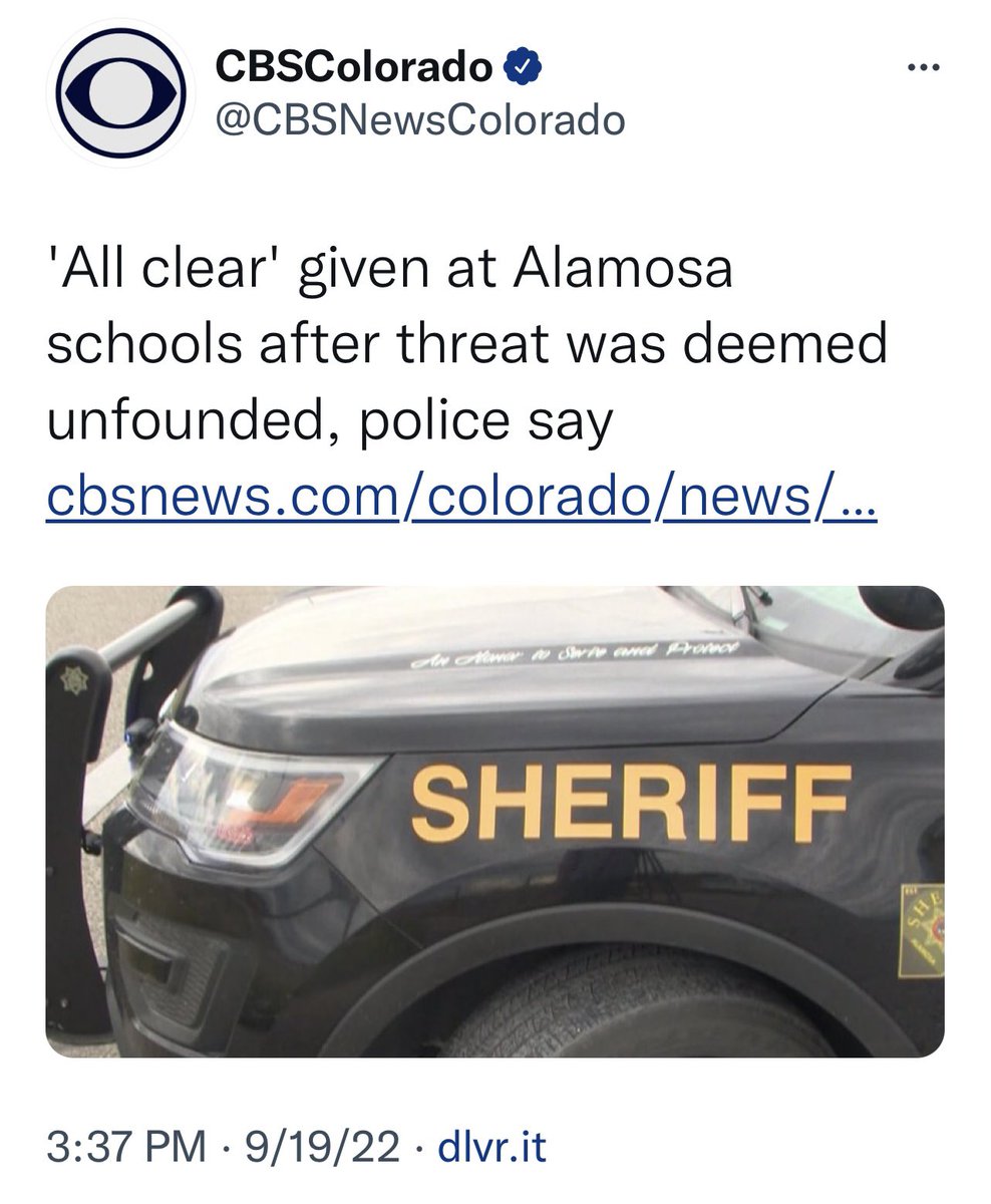 shannonrwatts's tweet photo. Lockdowns at at least three Colorado schools today so far. We don’t have to live like this... #copolitics #coleg https://t.co/VQlhnD7C6M