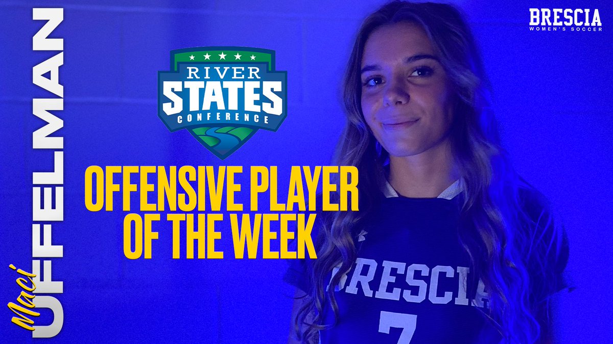 ⚽️𝕮𝖔𝖓𝖌𝖗𝖆𝖙𝖚𝖑𝖆𝖙𝖎𝖔𝖓𝖘 𝕸𝖆𝖈𝖎!⚽️

Last 2⃣ Games
Scored 6⃣ Goals

<a href="/maciuff/">maciuff</a>'s 2 straight hat tricks leads her to be named <a href="/RiverStatesConf/">River States Conference</a> Offensive Player Of The Week!

FULL STORY: bresciabearcats.com/article/2422.p…

#DoTheWork | #BTB