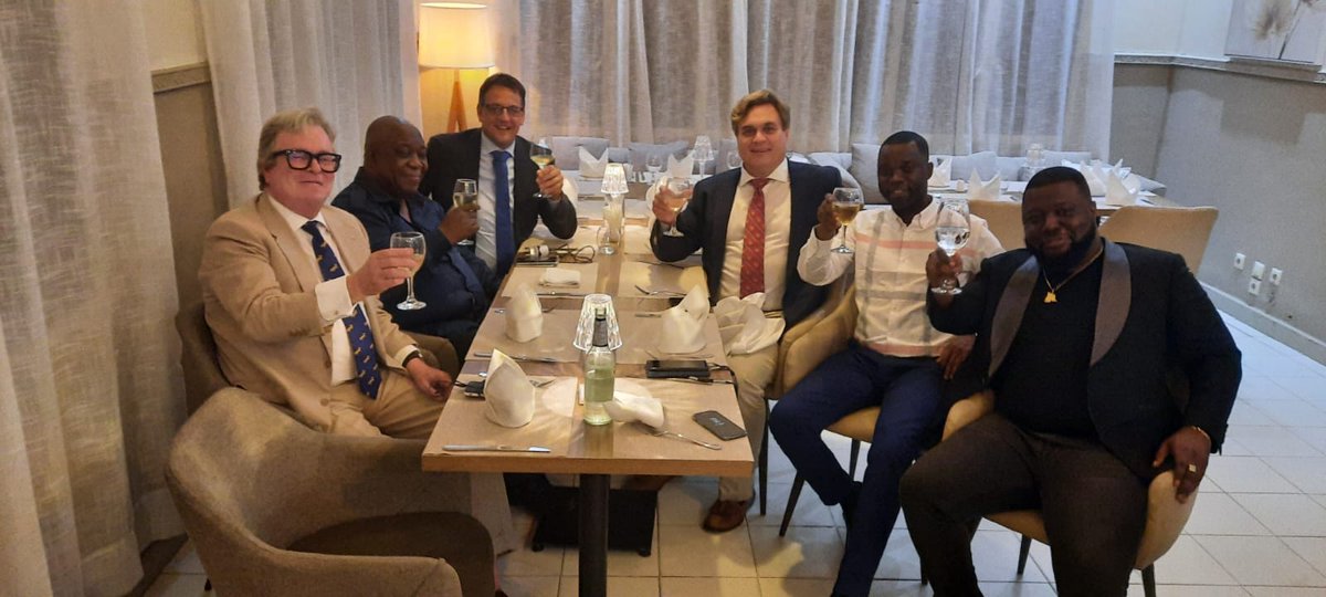 CriticalMetals_'s tweet photo. The $CRTM #CRTM Board in #Kinshasa  today with our local partners Amani. Discussions on Molulu expansion &amp; a hypothetical transaction #2 underway!

#Africa #DRC #Copper #cobalt #metals #mining #USA #China #Russian #Ukraine️ #queensfuneral #QueenElizabeth #RIP https://t.co/AjYYXCekBN