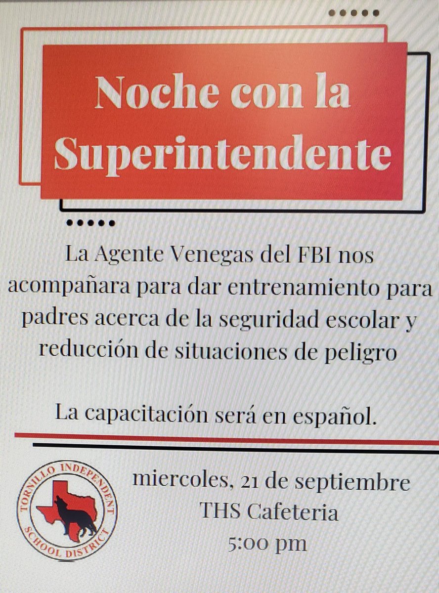 Friendly reminder. Don't miss out!
Pequeño Recordatorio, No se lo pierda #TISDPROUD