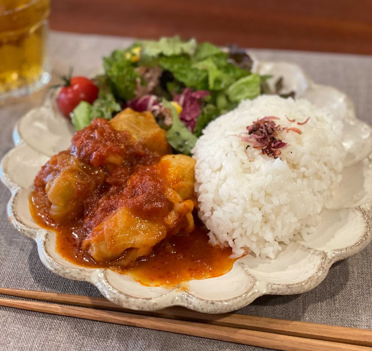 AfsPranzo's tweet photo. 麻布食堂Pranzoです。

本日の日替わりメニューは

ロールキャベツ　￥700

皆様のお越しをお待ちしております。
よろしくお願いいたします。 https://t.co/adDslD0hHt