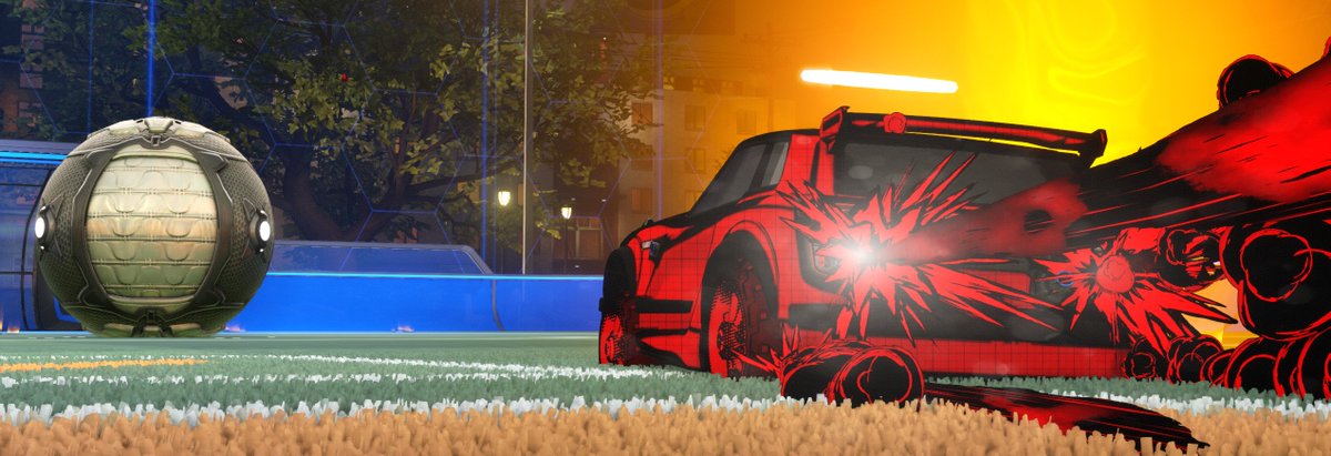 DanielMonrabal's tweet photo. @RocketLeague What do you think about my Toon Fennec Fit? Toon sketch boost and trail included! #RLFitCheck https://t.co/cf4Silxacu