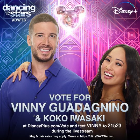 DJPaulyD's tweet photo. Vote For My Chuuuch!!!! 🙏🤲 💃 #DWTS @VINNYGUADAGNINO @koko_iwasaki https://t.co/zdvLUtLN1K