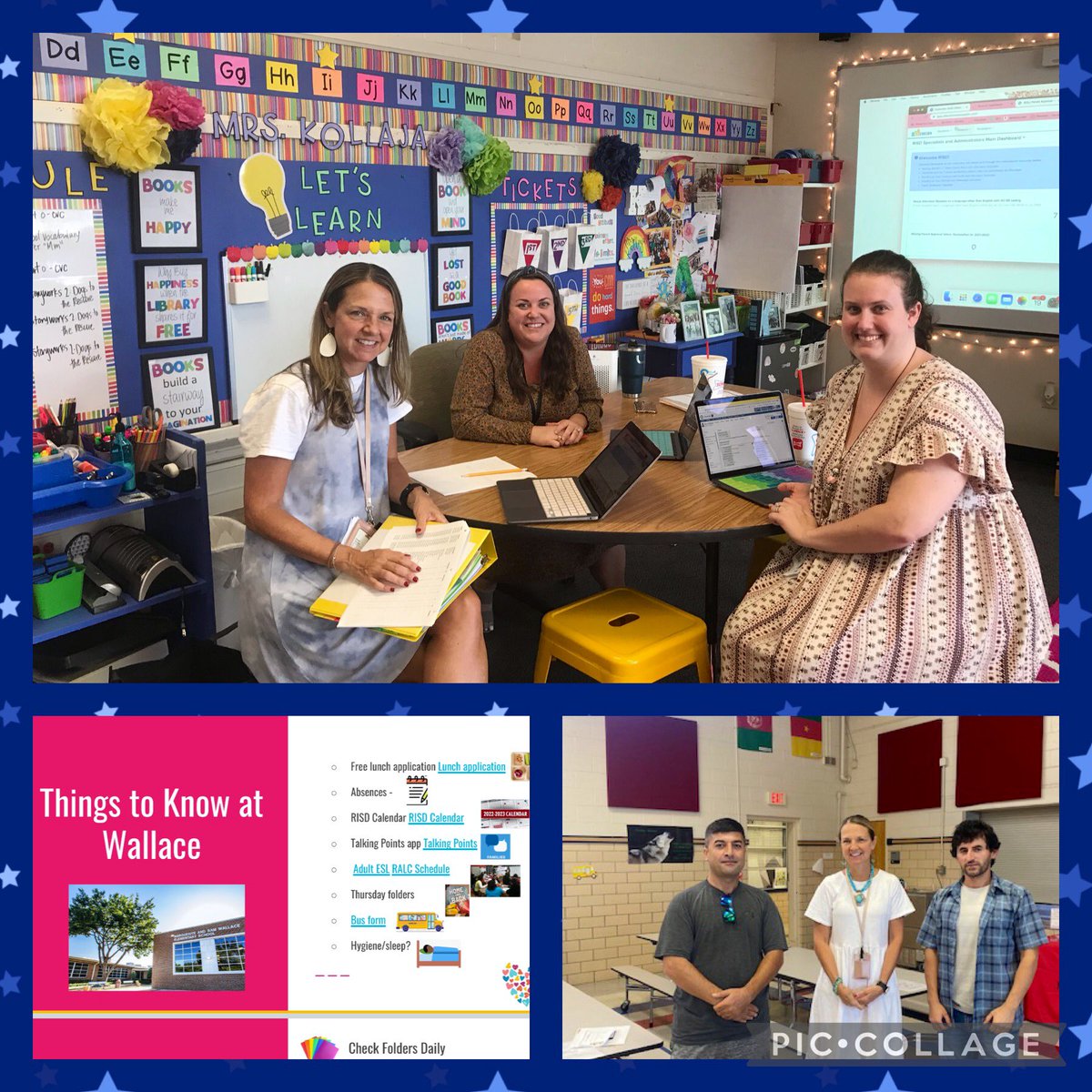 MariaSeid's tweet photo. This amaaaaazing ESL Team is so dedicated! Planning for both LPAC and instruction at its best; hosting #wallaceelementary newcomer families with an inclusive and differentiated open house. #RISDBelieves #RISDgreatness @vescalante73 @DannielleRowena https://t.co/arHNtaUHl3