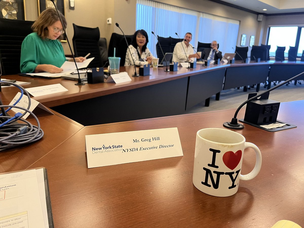 I began my week with my first <a href="/NYSDentalAssn/">New York State Dental Association</a> council meeting, the Council on Dental Benefit Programs. I am excited to get to work on the key issues facing New York dentists. #dental #dentists