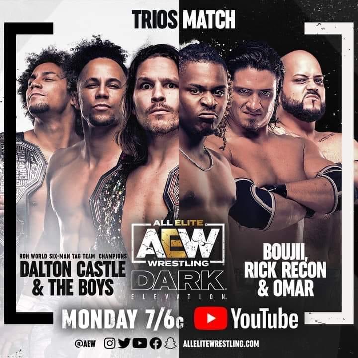 jboujii's tweet photo. It’s time to tune in y’all my official @AEW debut on #AEWDarkElevation 

TAKE WITNESS❕❕❕
GOD BLESS❕❕❕

#JBOUJII
#PWI500
#BOUJII485 
@OfficialPWI 

https://t.co/HWk9eQYukx https://t.co/VHJe8wObjK