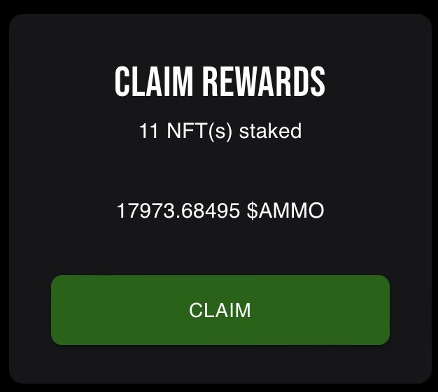 AaronSchuler9's tweet photo. 👀 Just keep stackin’ that firepower…

🪖🪖 https://t.co/gVHF7ZkSsA 🫡🫡

$AMMO #NFTs #NFTStaking #DFA #BuddyCheck #Thiswedefend #turn22to0 #Frontline #PTSD #VeteransDeserveBetter https://t.co/CtMH3Zuc3N