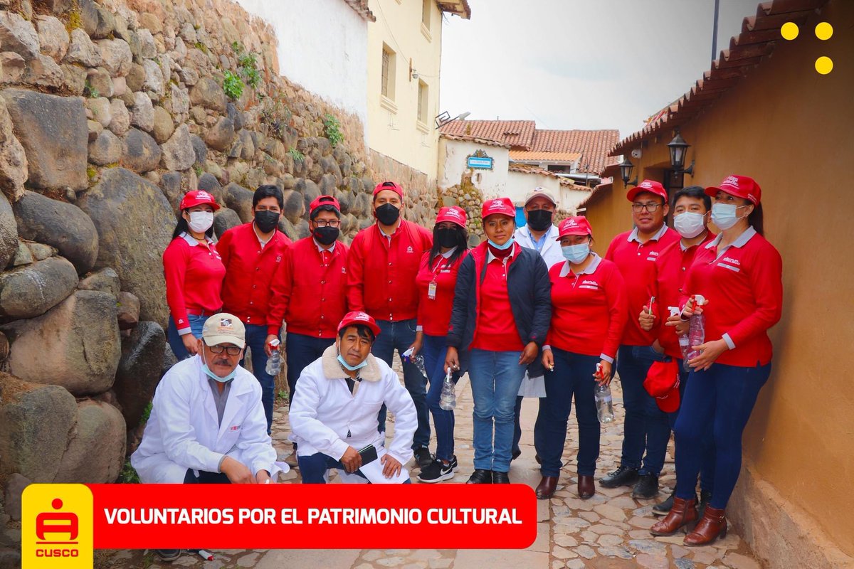 CajaCusco's tweet photo. Nos sumamos a la campaña "Dale Vida a tu Patrimonio" impulsada por la Dirección Desconcentrada de Cultura del Cusco, cumpliendo así el compromiso con la preservación del nuestro patrimonio histórico.😉
 #CajaCusco #AccionesConPropósito #DaleVidaAtuPatrimonio https://t.co/DyJy4SUewc