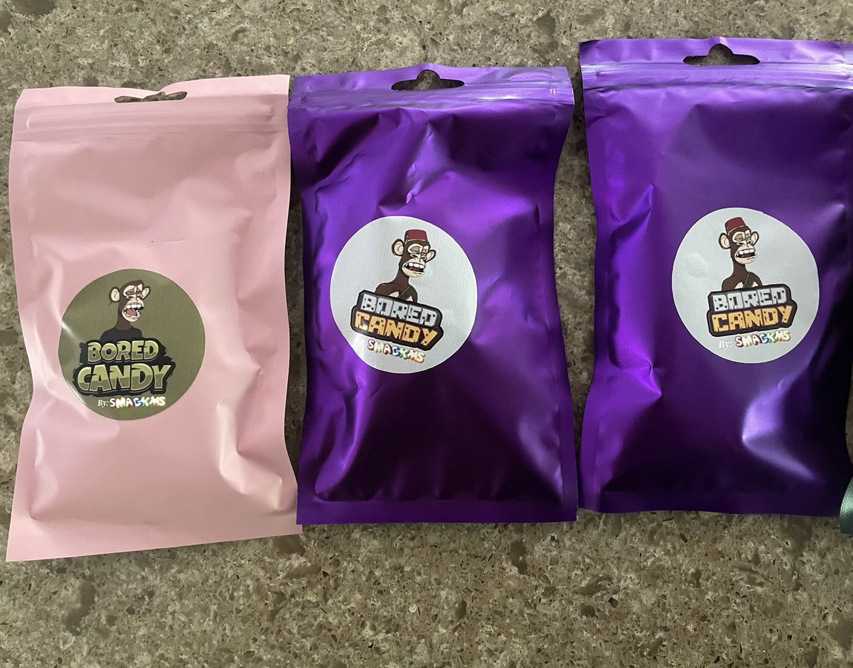 FF_V12's tweet photo. Huge s/o to @TheBoredCandy for this amazing tasting candy absolutely loved every single one of them😤

Packaging is A1
Flavors are A1
This bored ape is happy✊ @BoredApeYC https://t.co/hh900HXqlG