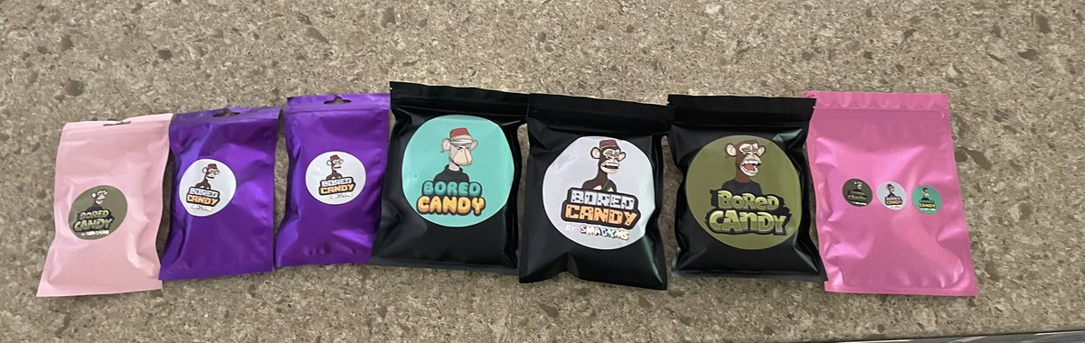 FF_V12's tweet photo. Huge s/o to @TheBoredCandy for this amazing tasting candy absolutely loved every single one of them😤

Packaging is A1
Flavors are A1
This bored ape is happy✊ @BoredApeYC https://t.co/hh900HXqlG
