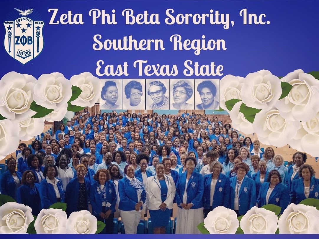SFA_ZETAS's tweet photo. The LadieZ of Psi Delta had a great weekend attending the East Texas State Workshop in Galveston, Texas alongside members of our sponsoring graduate chapter, Sigma Tau Zeta. We took in a lot of information that we plan to put to use in the near future. 💙🕊️ https://t.co/WeqhClL4Ps