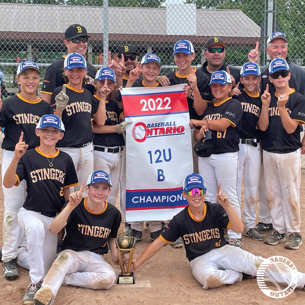 BaseballOntario's tweet photo. Happy #WinningMonday to our provincial champions!

Beamsville Stingers 12U B
Ancaster Angels 18U A
Tillsonburg Otters 15U B
Midwestern Ontario Bearcats 14U AAA

#OBAProud • #OBAShips22 https://t.co/geZQu5zLlU