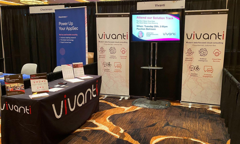 Vivanti_Consult's tweet photo. The @Vivanti_Consult team is in Las Vegas for @TheChannelCo's @TheMidmarketCIO Fall 2022 Summit on #data &amp; #techinnovation in the #midmarket

Visit booth 105 to claim a free 3-hour whiteboard session with our consultants. Or go here: https://t.co/k3gpLt00BD

#MES22 #DataAnalytics https://t.co/yGAKkZjQle