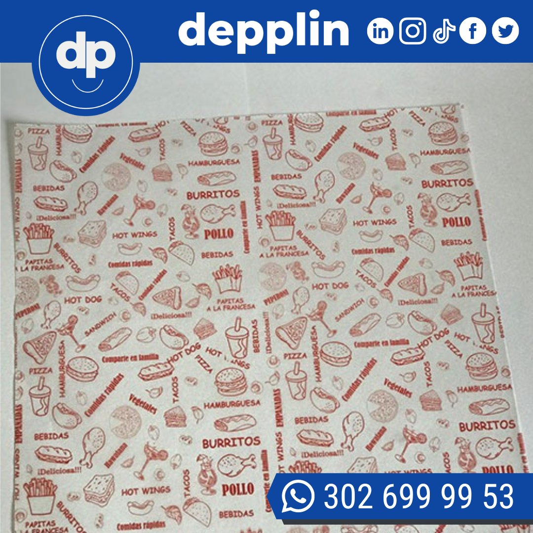 depplinNet's tweet image. Papel Parafinado Antigraso whatsapp: 3026999953
.
#comidasana   #comidacasera #comidamexicana  #comidarica  #comidas  #comidalatina #buenacomida #comidaitaliana   #comidaparallevar  #comidaasiatica #comidafamiliar #comidacoreana #comidacatracha #comidaadomicilio #rapida