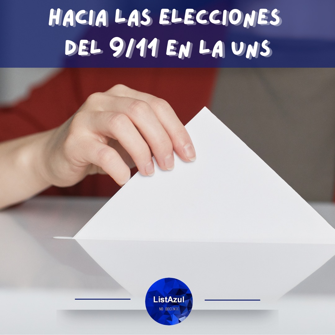 ListAzulUNS's tweet photo. #EleccionesUNS2022_📦
Este 9 de noviembre, las y los no docentes elegiremos representantes en la Asamblea Universitaria de la UNS. 
https://t.co/0TOK0bGSP8

#IdentidadAzul💙 https://t.co/I3paI05Ju0
