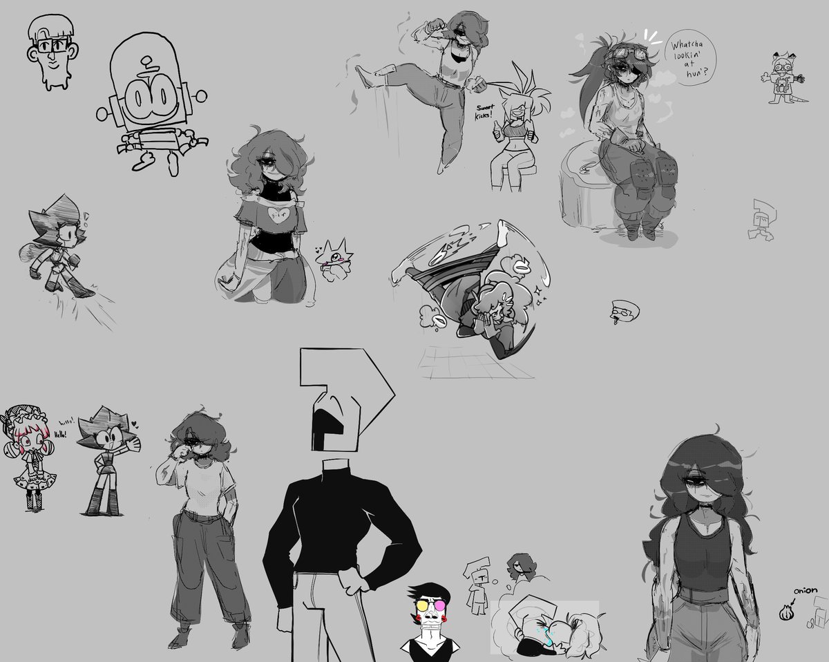 Some Magmas/ Aggies where I drew a bunch of Centras 