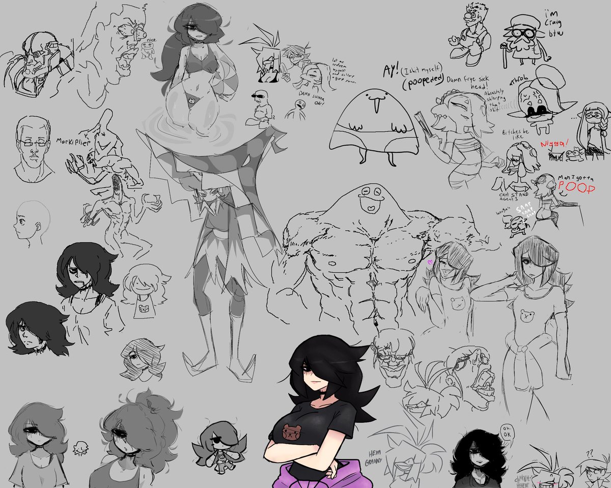 Some Magmas/ Aggies where I drew a bunch of Centras 