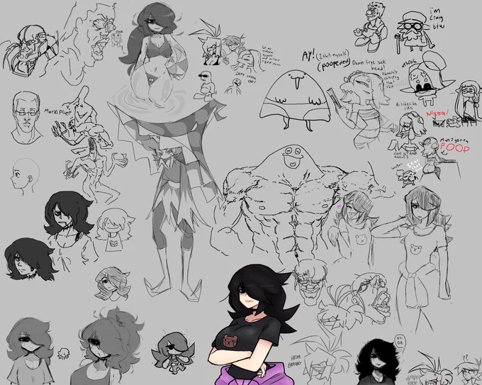 Some Magmas/ Aggies where I drew a bunch of Centras 
