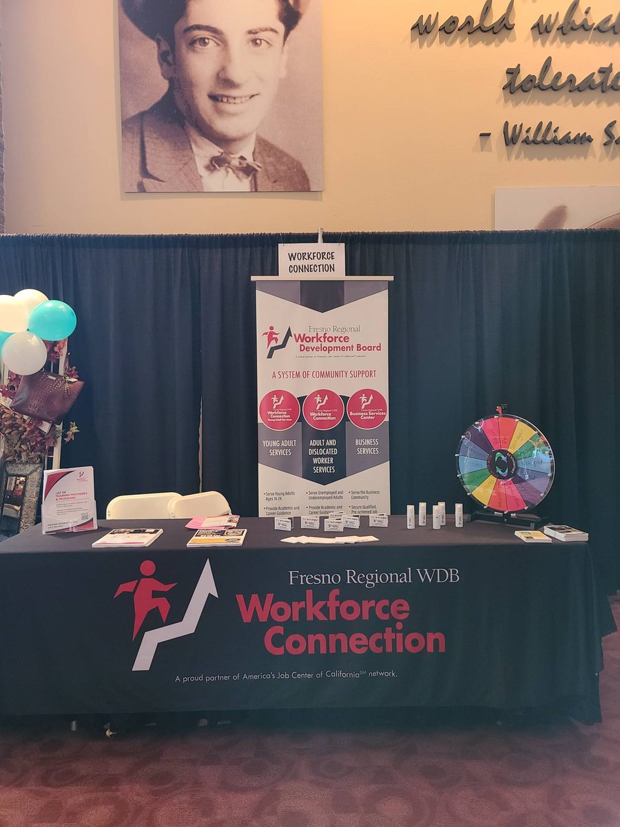 WDB_Fresno's tweet photo. Workforce Connection is ready for the Central CA Women's Conference tomorrow! We're ready to connect & share our resources with the 3,600 women attending. We can't wait! #WorkforceConnection #empoweringwomen #CCWC https://t.co/228V2kdg3u