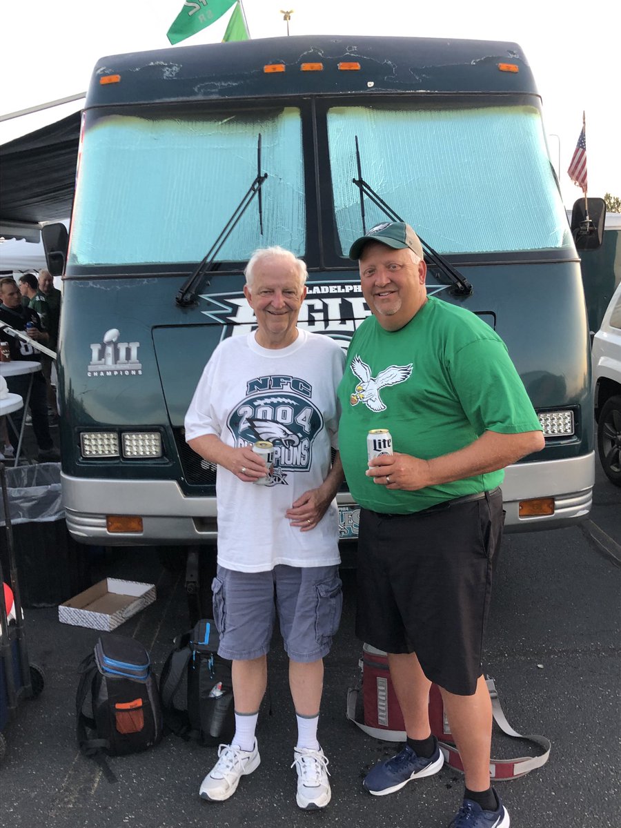 Year number 60 for my Dad. I cherish every one and wouldn’t want to do it with anyone else. #FLYEAGLESFLY