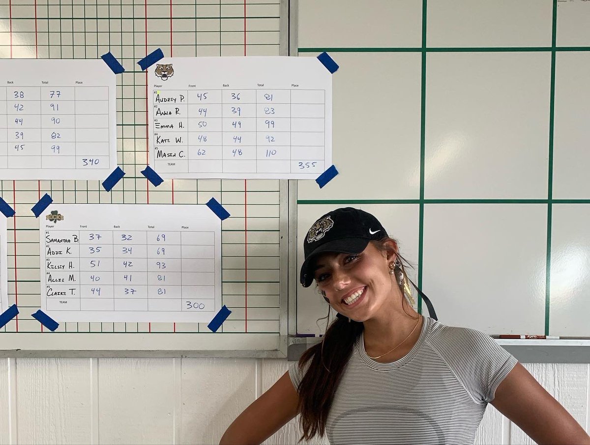 The Lady Tigers battled at Sectionals and finished in 5th place with a 355. Such a great season and a wonderful group! 

Junior Audrey Patterson advanced to Regionals as an individual with a score of 81! 

Patterson 81
Robbins 83
Williams 92
Hornbecker 99
Cassis 110