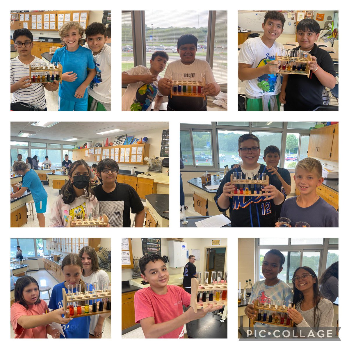 mrvscience217's tweet photo. Rainbow connection with the blue team today.. measuring under pressure and they CRUSHED IT. Going to be a great year #blueteamrocks  @Elwood_Super @MrsDValle @jharri111 @MrRowland2112 @ElwoodMiddle https://t.co/iQRxWkIEEN
