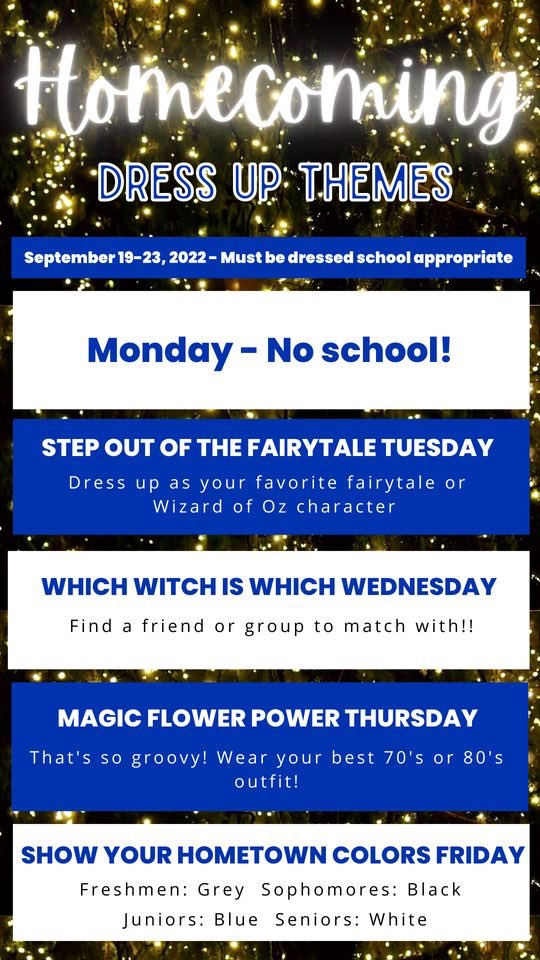 WHSStudentCoun3's tweet photo. Remember Roos!! This week!!! Can’t wait to see all the amazing outfits 💙💙 https://t.co/fZRzDbRnpS