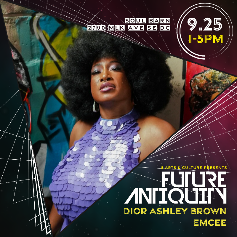 8ArtsDC's tweet photo. 8 Arts &amp; Culture presents: FUTURE ANTIQUITY - The Journey between Generations. https://t.co/u8M2F6J591